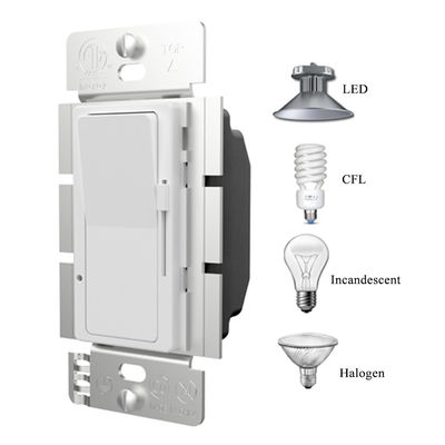 0-10V Digital IC Rocker Paddle Slider Dimmer Switch Controller Wall Mount Unit