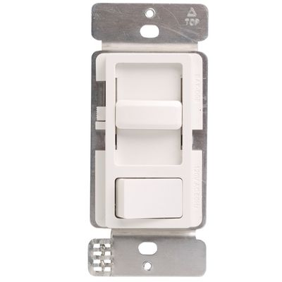 Wall Mount Triac Dimmer Switch LED Paddle Rocker 120V Lighting Controller Unit