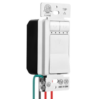 0-10V Rocker Light Dimmer Switch 110-277V Dimmable LED Panel Control Module
