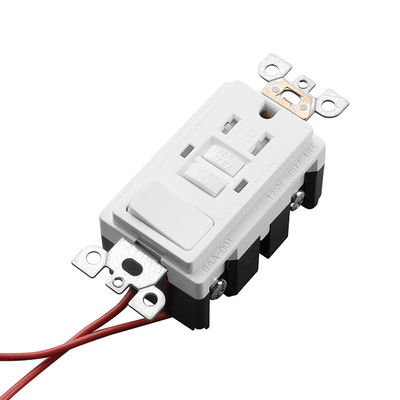 15A Tamper Resistant GFCI Electrical Outlet LED Indicator Receptacle Module Unit