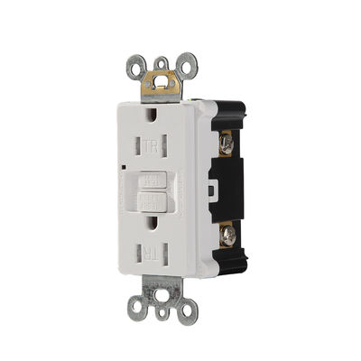 15A Slim Design Safety Self-Grounding GFCI Electrical Outlet Interrupter Receptacle Module