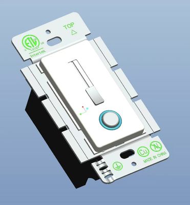 120V Rectangle 12V Wall Mount Dimmer Switch LED Strip Driver Controller Unit