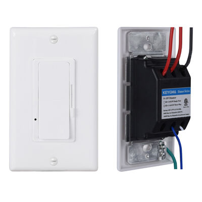 UL Listed 300W LED Dimmer Switch 0-10V Dimmer for Commercial Lighting with No Neutral Wire Required