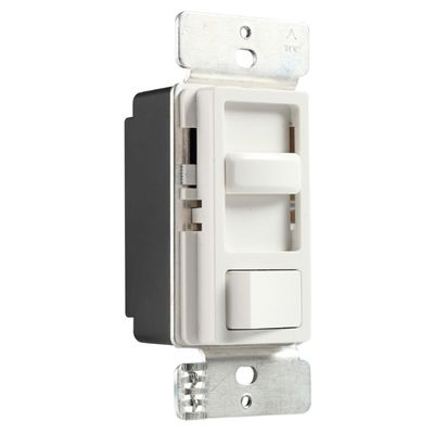 Wall Mount Triac Dimmer Switch LED Paddle Rocker 120V Lighting Controller Unit