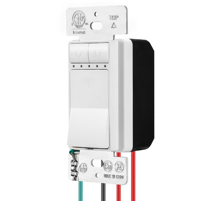 0-10V Rocker Light Dimmer Switch 110-277V Dimmable LED Panel Control Module
