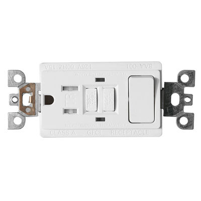 15A Tamper Resistant GFCI Electrical Outlet LED Indicator Receptacle Module Unit