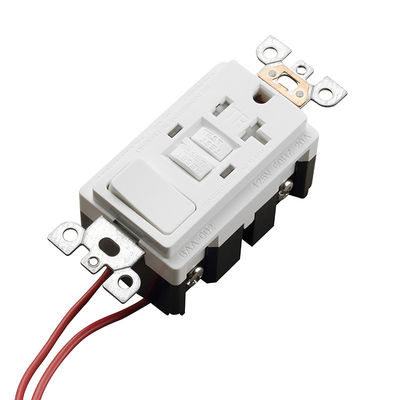 20A GFCI Electrical Outlet Kitchen Washing Room Light Switch Receptacle Module Unit