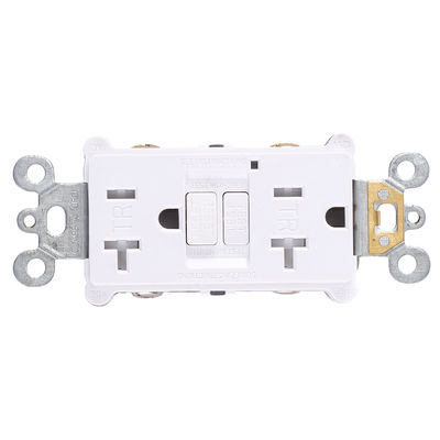 125V 20A Slim GFCI Electrical Outlet Self-Test Grounding Fault Interruptor Module Unit