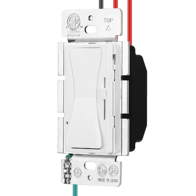Wall Mount Dimmer Switch LED Panel Light Dimmable 3 Way Rocker Switch
