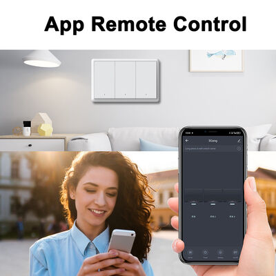 2gang Sensitive Button Click On Off Switch with Wifi App Control