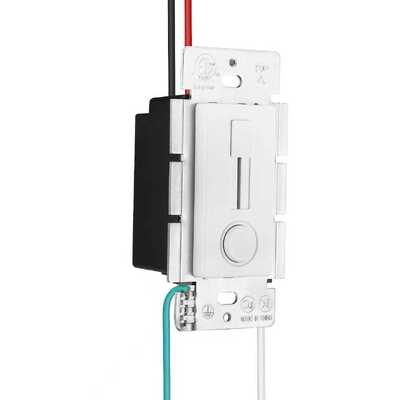 DC 12V Slider LED Dimmer Switch PWM Flicker-Free Smooth Dimming 0-100% for LED Strip Light 40W Max